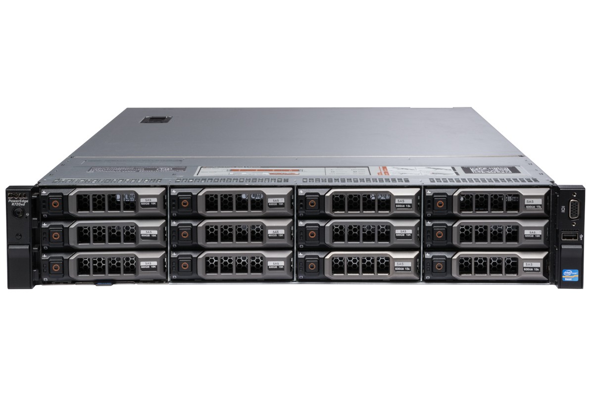 SERVER DELL POWEREDGE R720XD XEON 2x E5 2670 v1